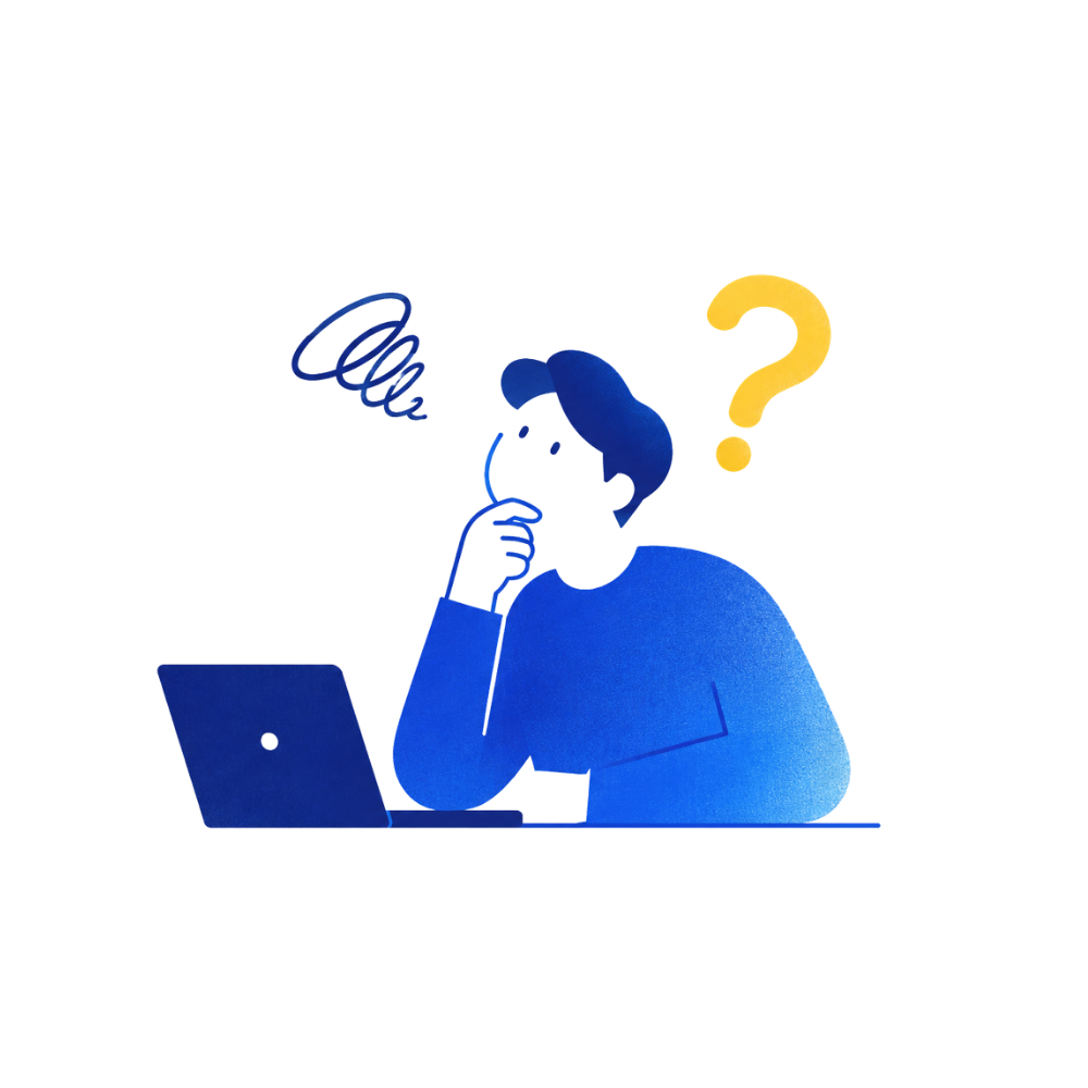 研修の悩みを抱える人事担当者のイラスト